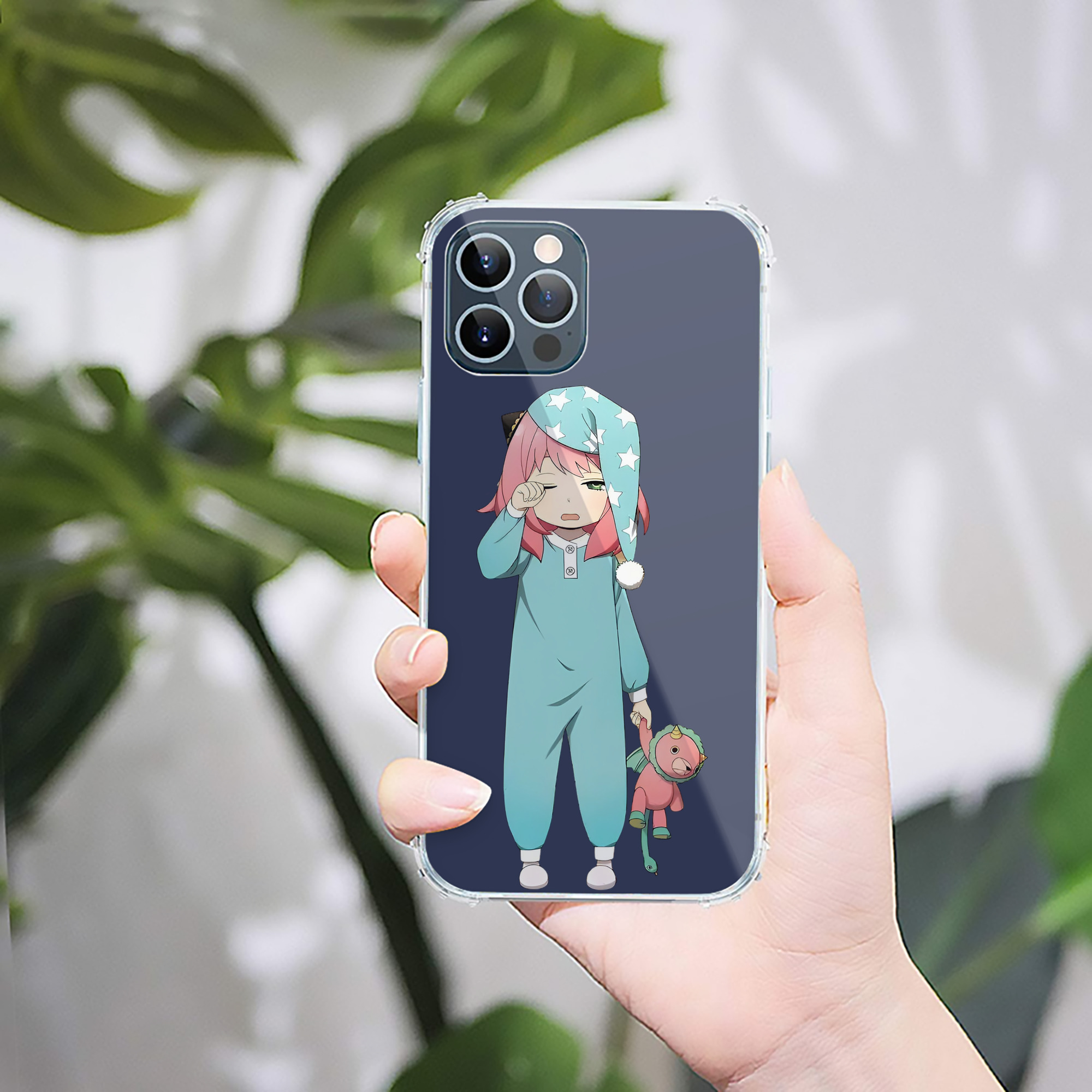 （画像用） SPY×FAMILY间谍家家酒 【iPhone 12シリーズ対応】透明スマホケース（クリアソフトケース）